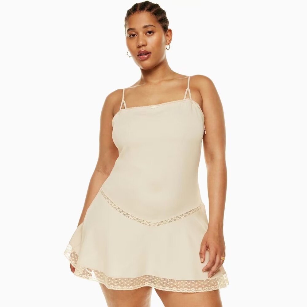 Wilfred Light Champagne Nettare Dress Sz 2XS